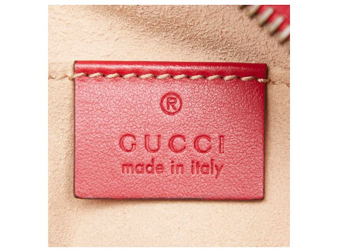 Borsa a tracolla Gucci GG Marmont Rosso - vista 11