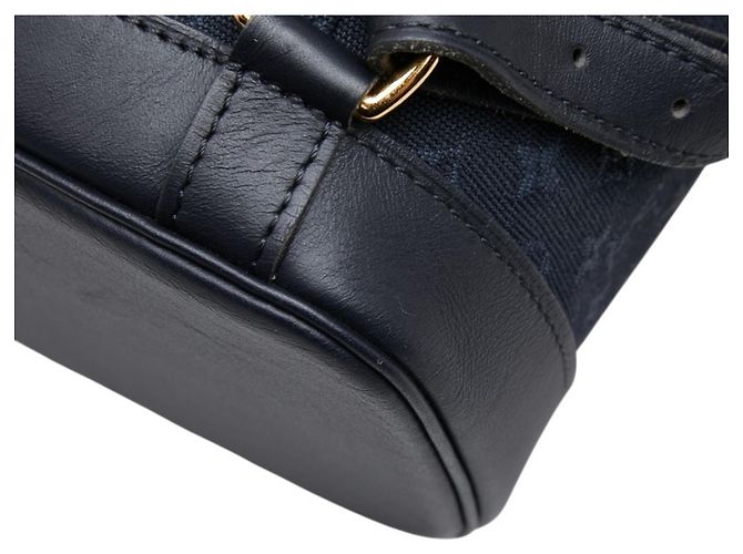 Zaino Louis Vuitton Monogram Mini Montsouris GM Blu navy - vista 6