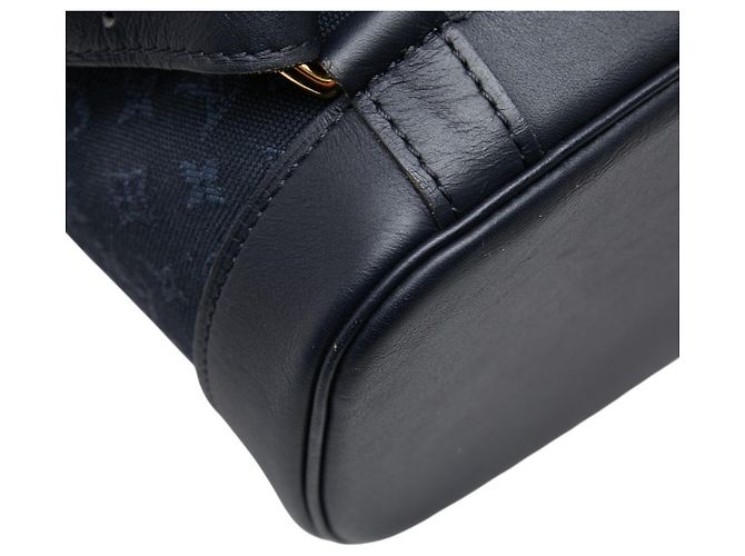 Zaino Louis Vuitton Monogram Mini Montsouris GM Blu navy - vista 7