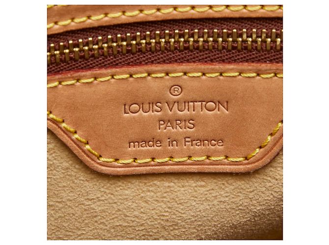 Borsa a Spalla Louis Vuitton Monogram Looping GM Marrone - vista 13
