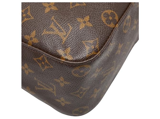 Borsa a Spalla Louis Vuitton Monogram Looping GM Marrone - vista 5