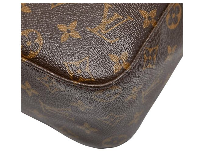 Borsa a Spalla Louis Vuitton Monogram Looping GM Marrone - vista 6