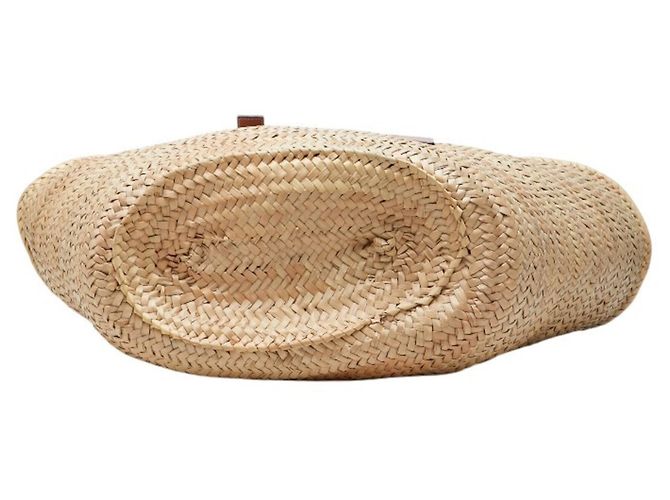Borsa Tote Loewe Classic Basket Large Marrone Beige - vista 3