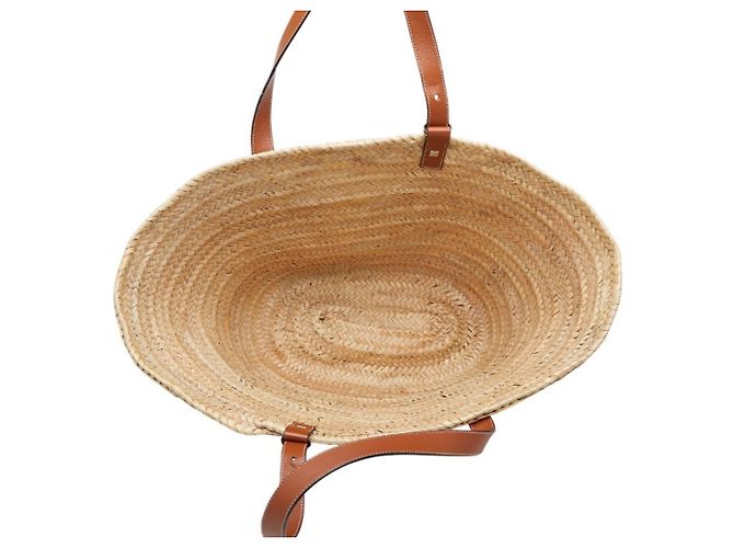 Borsa Tote Loewe Classic Basket Large Marrone Beige - vista 8