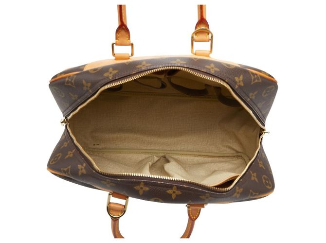 Borsa Louis Vuitton Monogram Deauville Marrone - vista 10