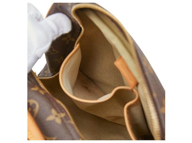 Borsa Louis Vuitton Monogram Deauville Marrone - vista 11