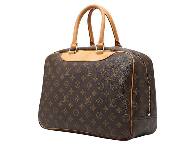 Borsa Louis Vuitton Monogram Deauville Marrone - vista 2