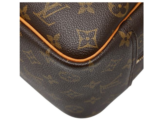 Borsa Louis Vuitton Monogram Deauville Marrone - vista 4