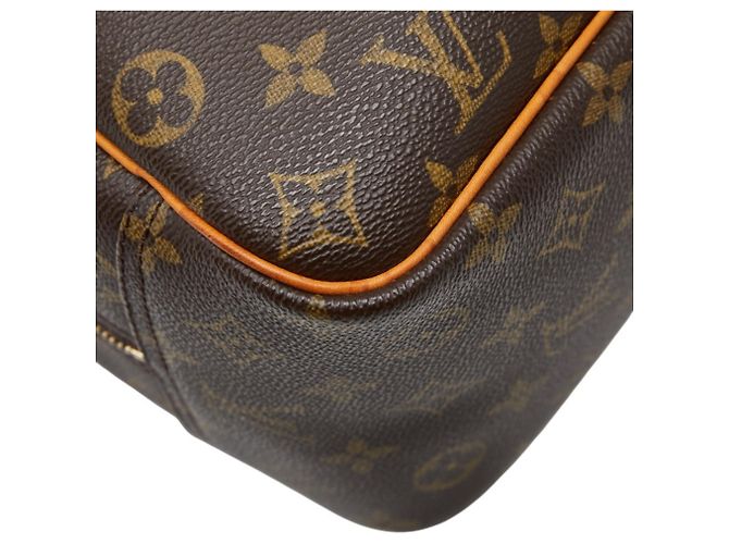Borsa Louis Vuitton Monogram Deauville Marrone - vista 5
