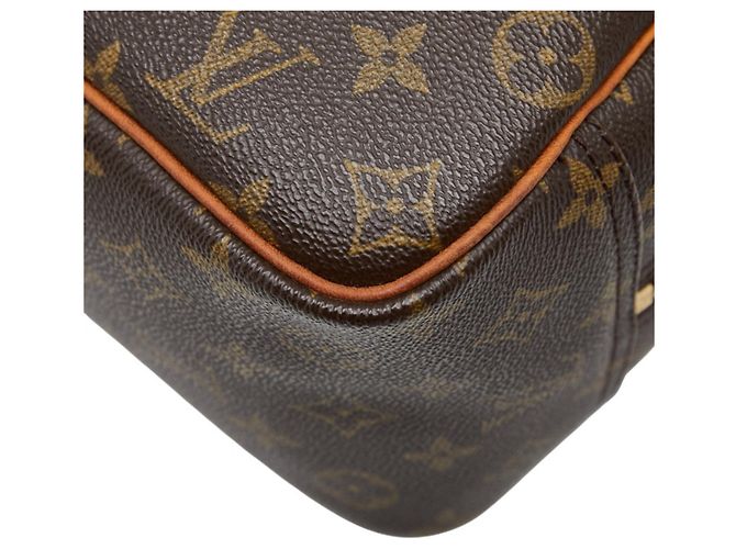 Borsa Louis Vuitton Monogram Deauville Marrone - vista 6