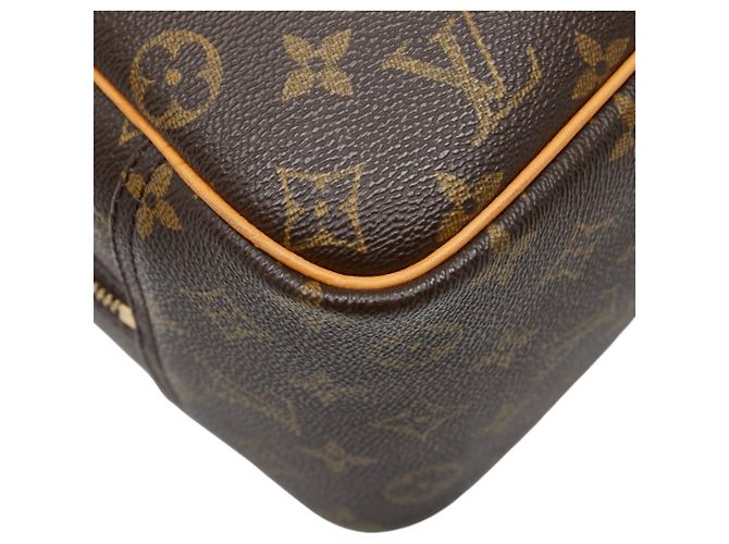 Borsa Louis Vuitton Monogram Deauville Marrone - vista 7