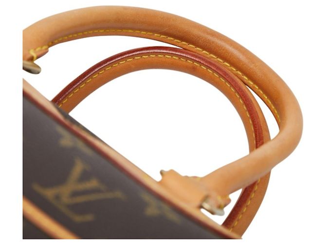 Borsa Louis Vuitton Monogram Deauville Marrone - vista 9