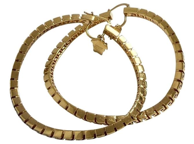 Medusa Pendientes de aro grandes para mujer Versace - vista 2