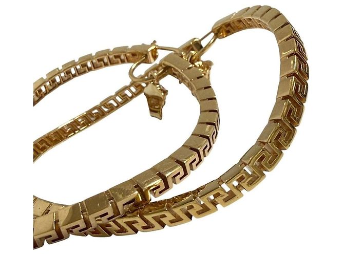 Medusa Pendientes de aro grandes para mujer Versace - vista 6