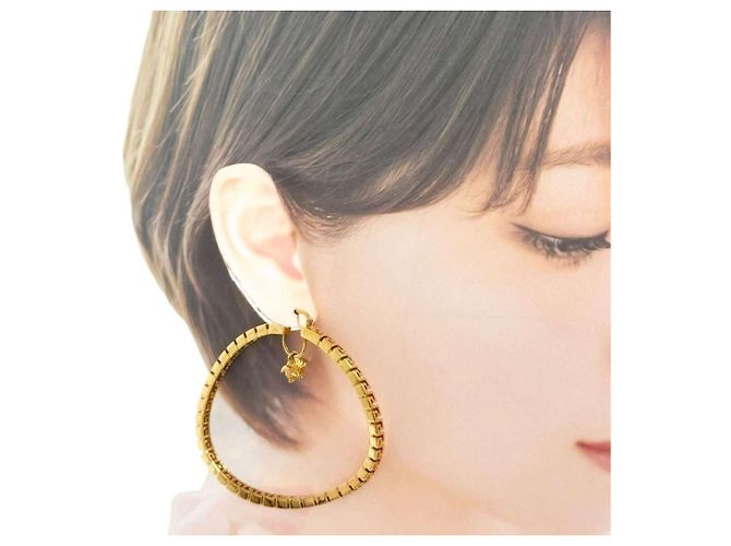 Medusa Pendientes de aro grandes para mujer Versace - vista 9
