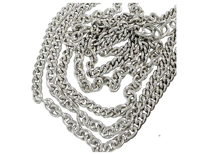 Collana con pendente a piastra da uomo Christian Dior in argento 925 - vista 7