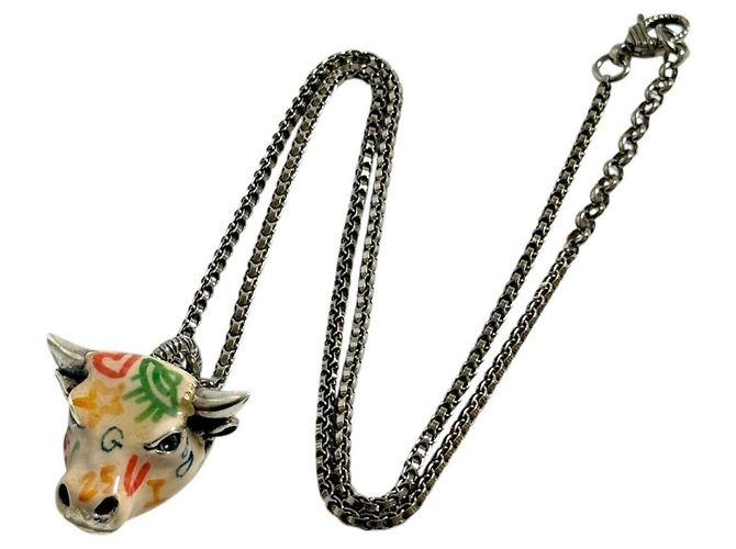 Collana Anger Forest Bullshead per uomo Gucci - vista 2