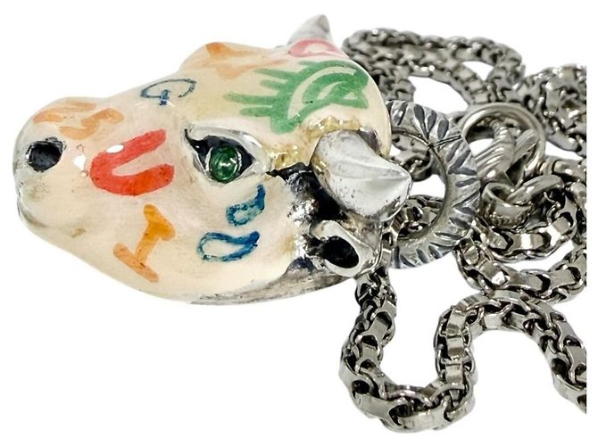 Collana Anger Forest Bullshead per uomo Gucci - vista 4