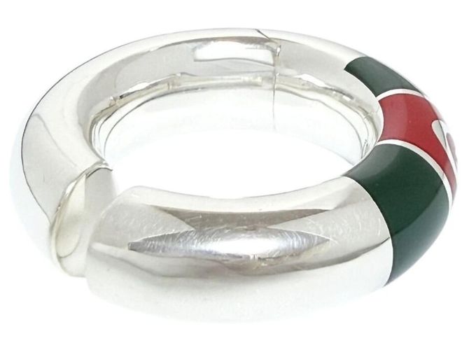 Ear Cuff Gucci Unisex con dettaglio Web Stripe - vista 5