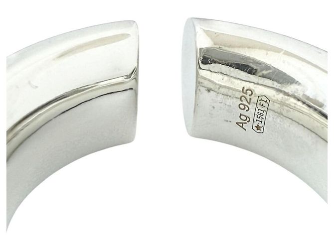 Ear Cuff Gucci Unisex con dettaglio Web Stripe - vista 7