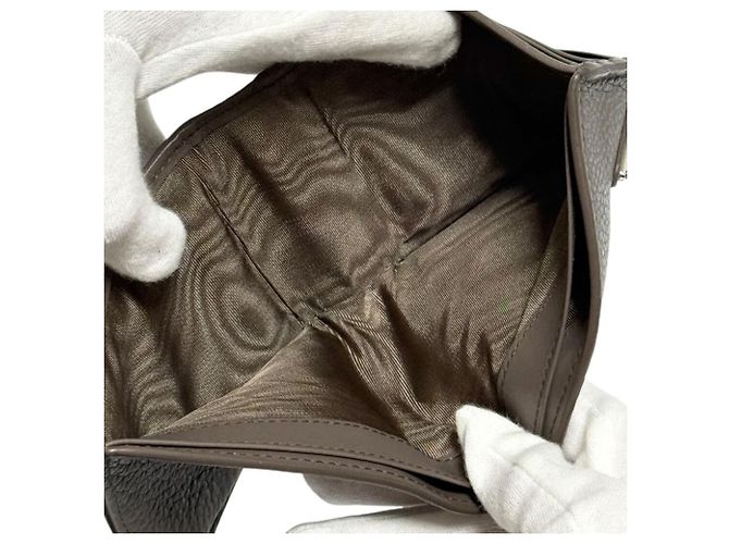 Prada Men's Vitello Daino Bi-fold Wallet Brown - view 5