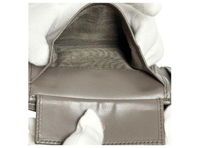 Prada Men's Vitello Daino Bi-fold Wallet Brown - view 6
