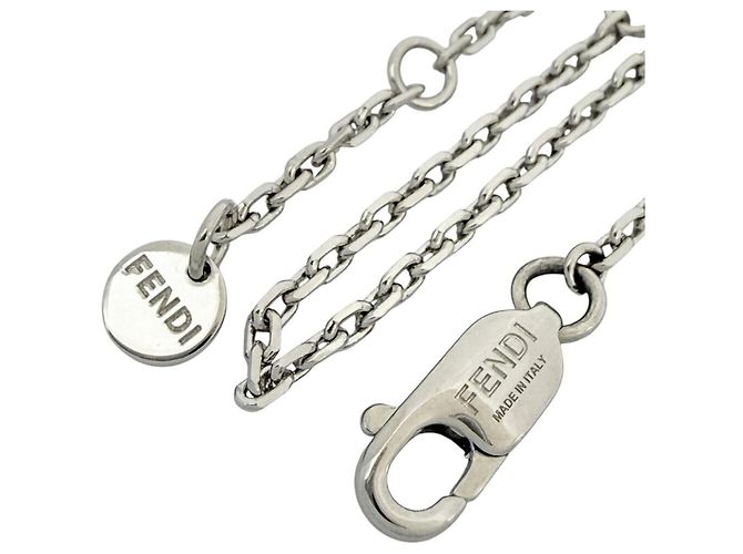 Collana lunga con pendente esagonale da uomo Fendi - vista 7