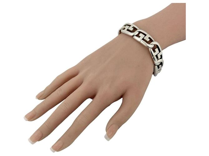 Bracciale a maglie spesse da uomo Gucci - vista 10