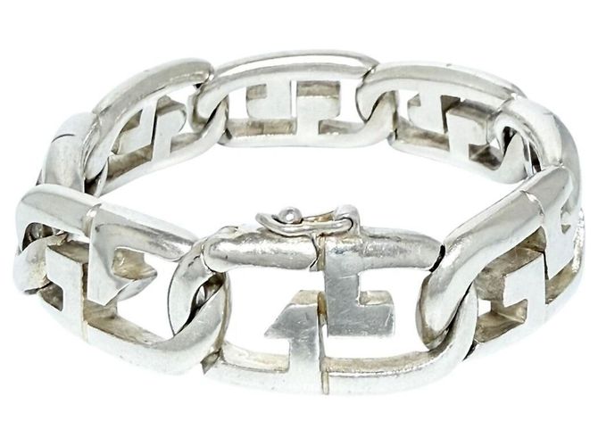 Bracciale a maglie spesse da uomo Gucci - vista 2