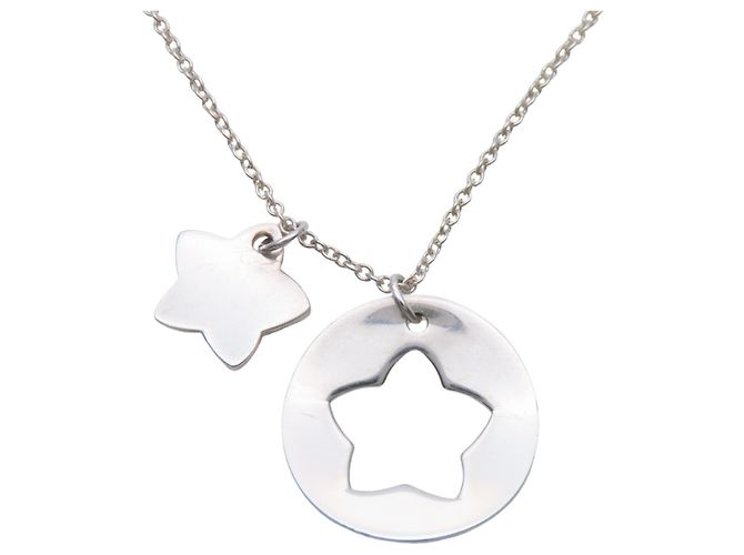 Collana Tiffany & Co. Star Cutout Circle Argento - vista 2