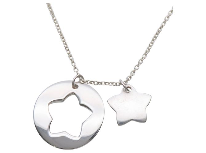 Collana Tiffany & Co. Star Cutout Circle Argento - vista 3