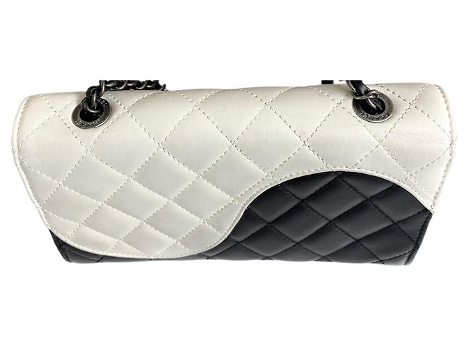 Wallet On Chain Borsa Chanel 16C Paris-Seoul Small Yin Yang Rara Nero Bianco - vista 10