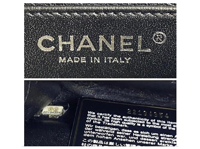 Wallet On Chain Borsa Chanel 16C Paris-Seoul Small Yin Yang Rara Nero Bianco - vista 11