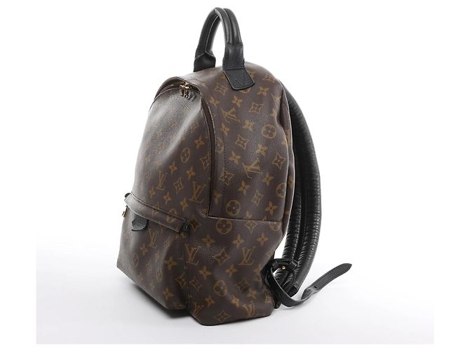 Zaino Louis Vuitton Palm Springs MM Monogram Canvas Marrone M44874 - vista 2