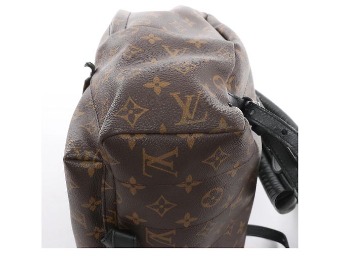 Zaino Louis Vuitton Palm Springs MM Monogram Canvas Marrone M44874 - vista 6