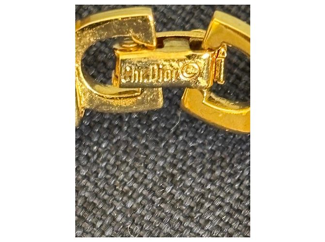 Collana Christian Dior Ornata con Pietre e Perle Rosso Blu D'oro Verde - vista 12