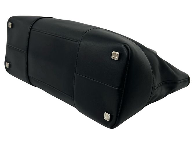Loewe Anagram Logo Leder Mini Tote Bag Schwarz - Ansicht 8
