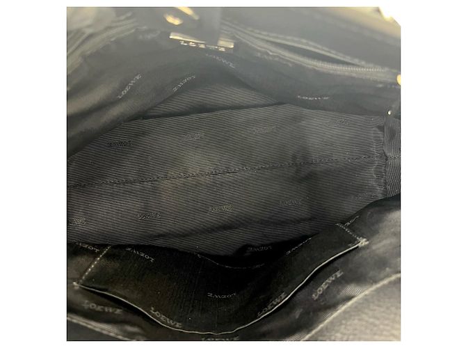 Loewe Anagram Logo Leder Mini Tote Bag Schwarz - Ansicht 9