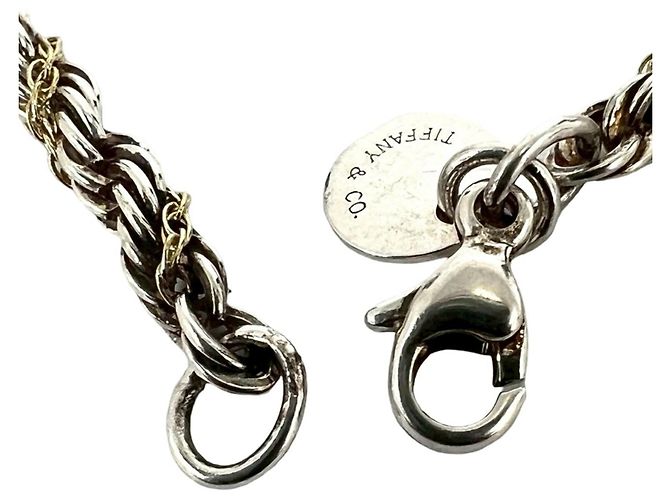 Bracciale a maglia intrecciata Tiffany & Co. Argento D'oro - vista 4
