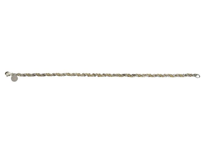 Bracciale a maglia intrecciata Tiffany & Co. Argento D'oro - vista 5
