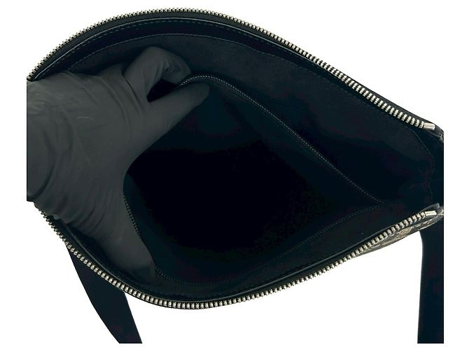Borsa a tracolla GUCCI GG Kaleido Bee Web Line Sherry Supreme Nero Rosso Verde - vista 10