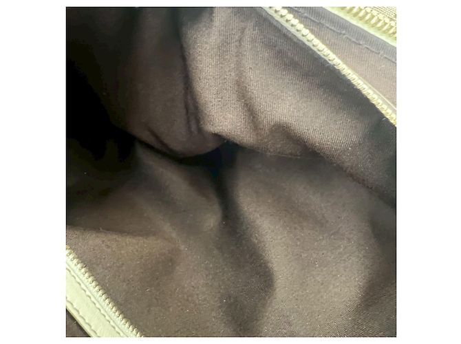 Borsa Boston Gucci con motivo GG e ferramenta a ferro di cavallo Marrone Bianco - vista 10