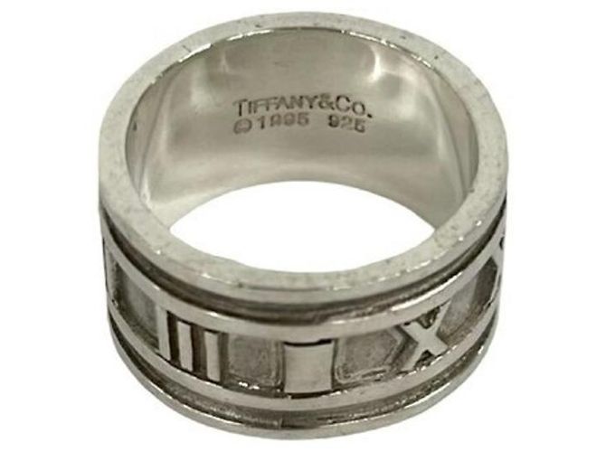 Tiffany & Co Bague large Tiffany Vintage Atlas Argenté - vue 4