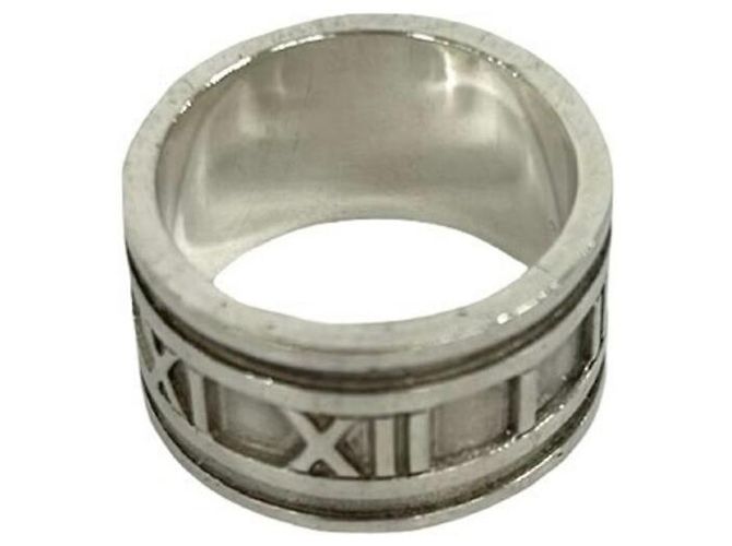 Tiffany & Co Bague large Tiffany Vintage Atlas Argenté - vue 6