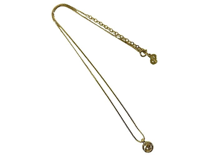 Collana Christian Dior Logo placcata oro D'oro - vista 5
