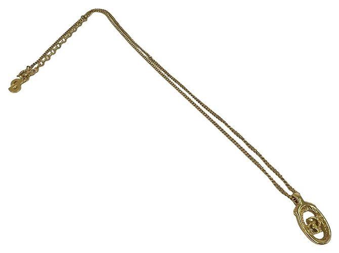 Collana con pendente Christian Dior placcata oro D'oro - vista 5