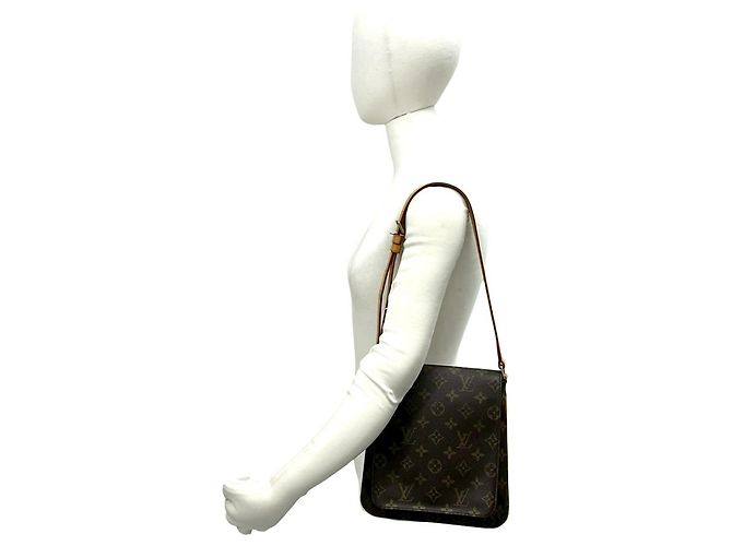 Borsa a tracolla Louis Vuitton Musette Salsa Monogram Marrone - vista 2