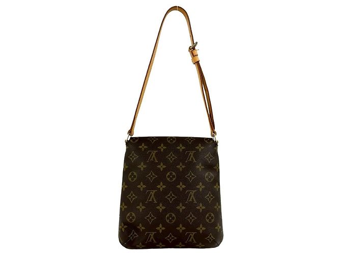 Borsa a tracolla Louis Vuitton Musette Salsa Monogram Marrone - vista 3