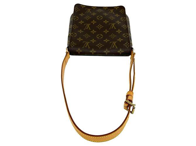 Borsa a tracolla Louis Vuitton Musette Salsa Monogram Marrone - vista 4