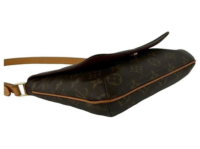 Borsa a tracolla Louis Vuitton Musette Salsa Monogram Marrone - vista 7